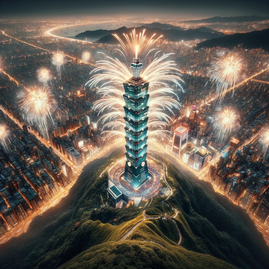 開心迎接2024 新年快樂