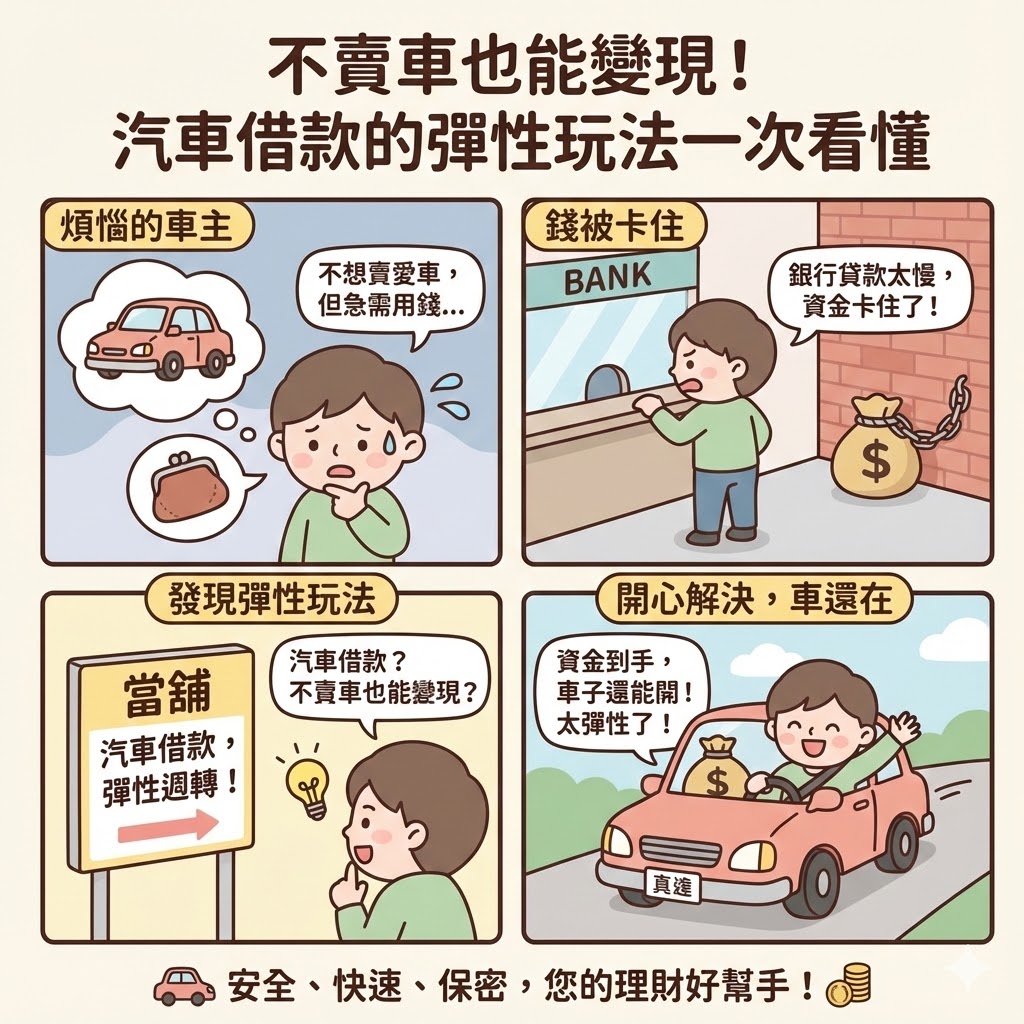 不賣車也能變現!汽車借款的彈性玩法一次看懂