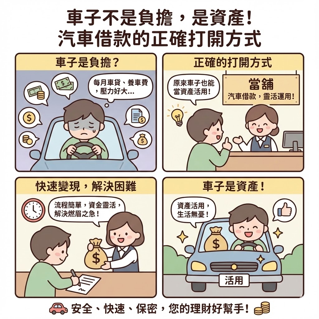 車子不是負擔，是資產！汽車借款的正確打開方式