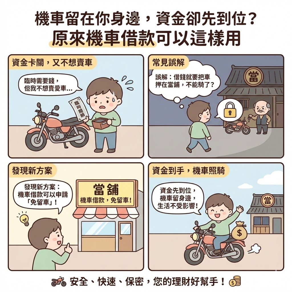 機車留在你身邊，資金卻先到位？原來機車借款可以這樣用