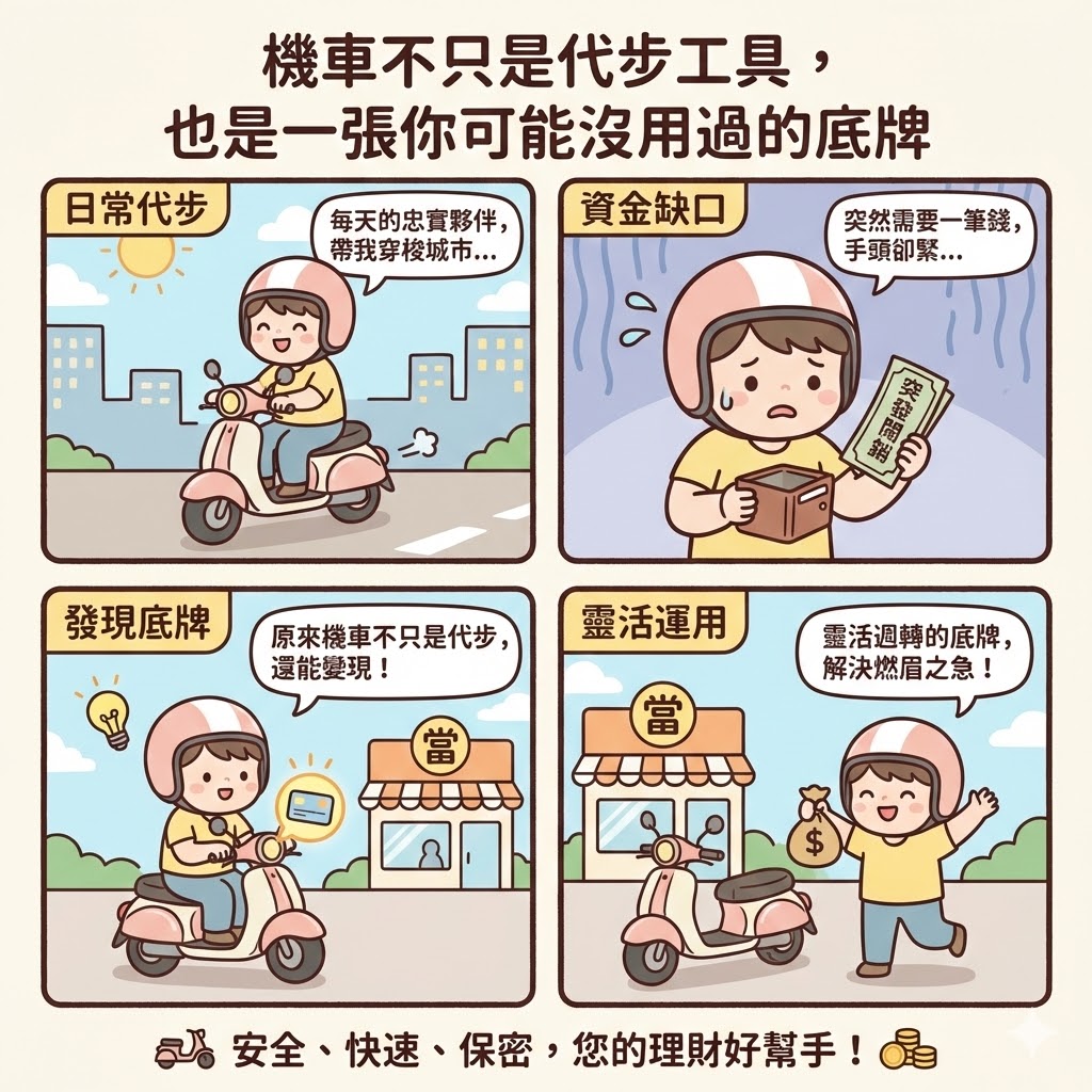 機車不只是代步工具，也是一張你可能沒用過的底牌