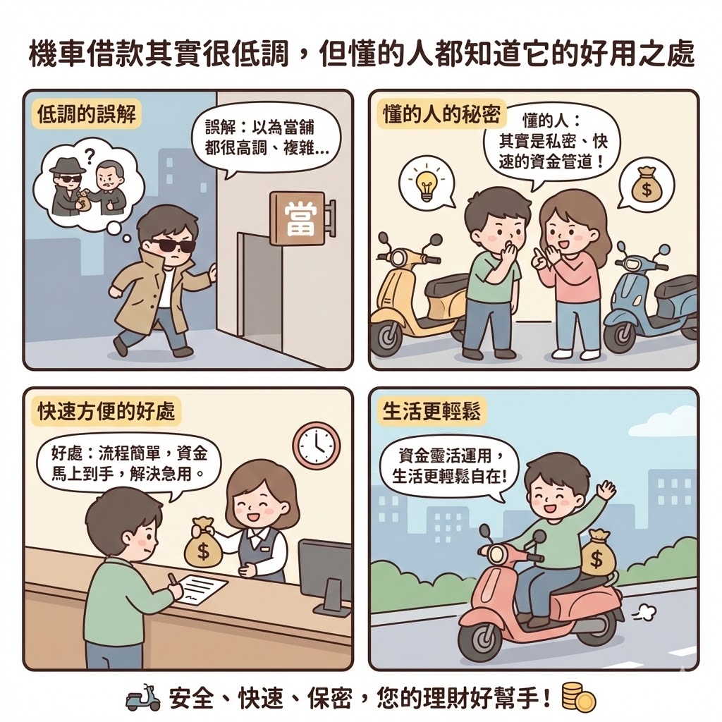 機車借款其實很低調，但懂的人都知道它的好用之處