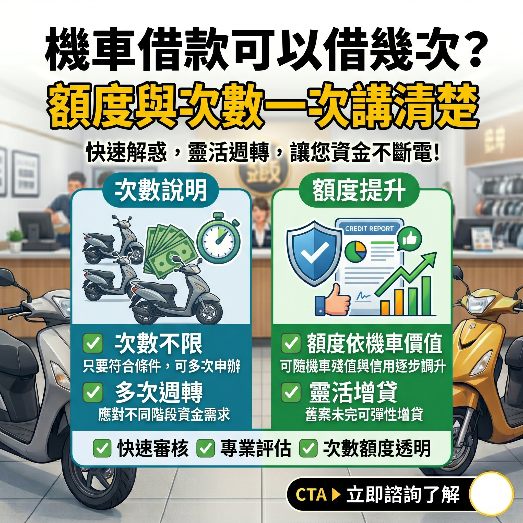 機車借款可以借幾次？額度與次數一次講清楚