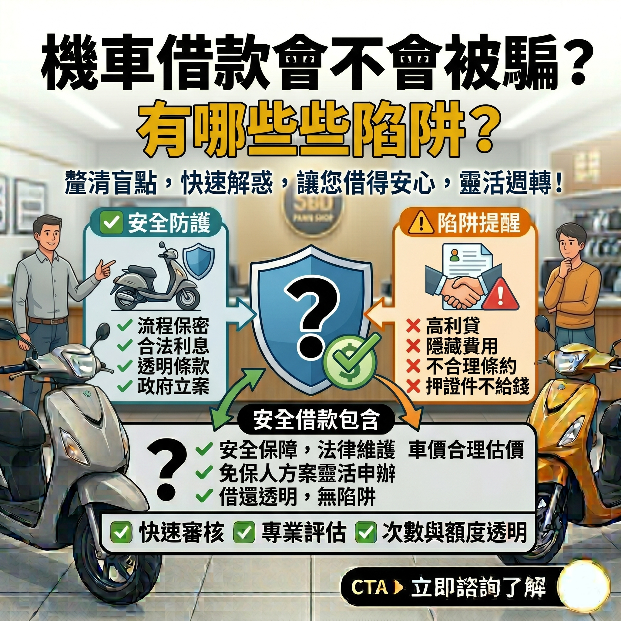 機車借款會不會被騙？有哪些陷阱一定要注意