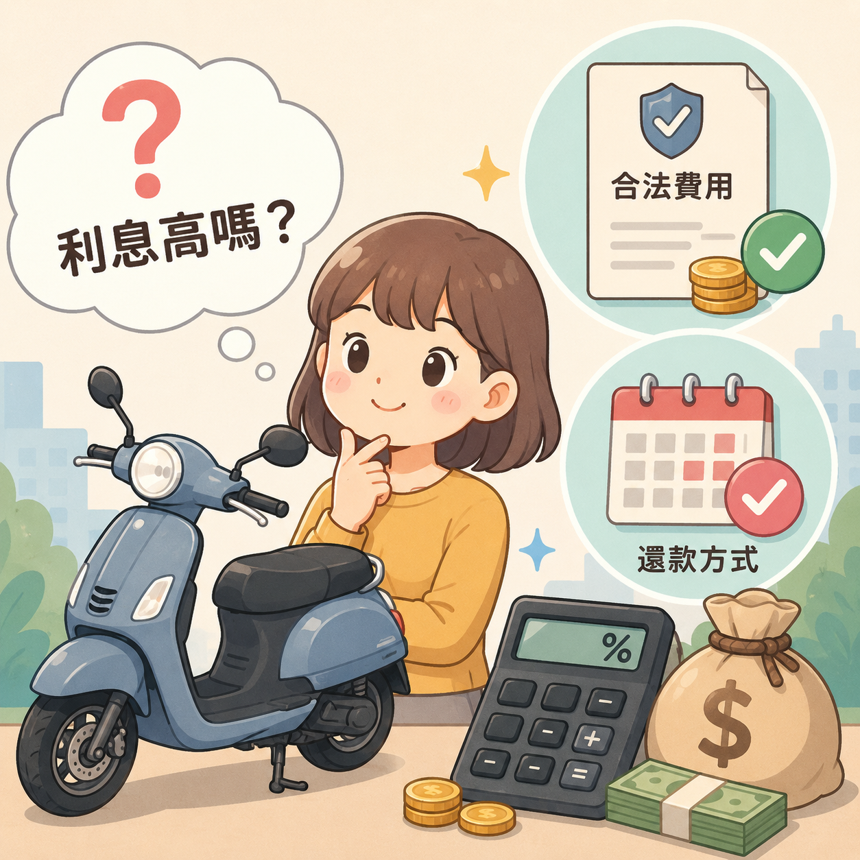 機車借款免留車利息高嗎？合法費用與還款方式整理