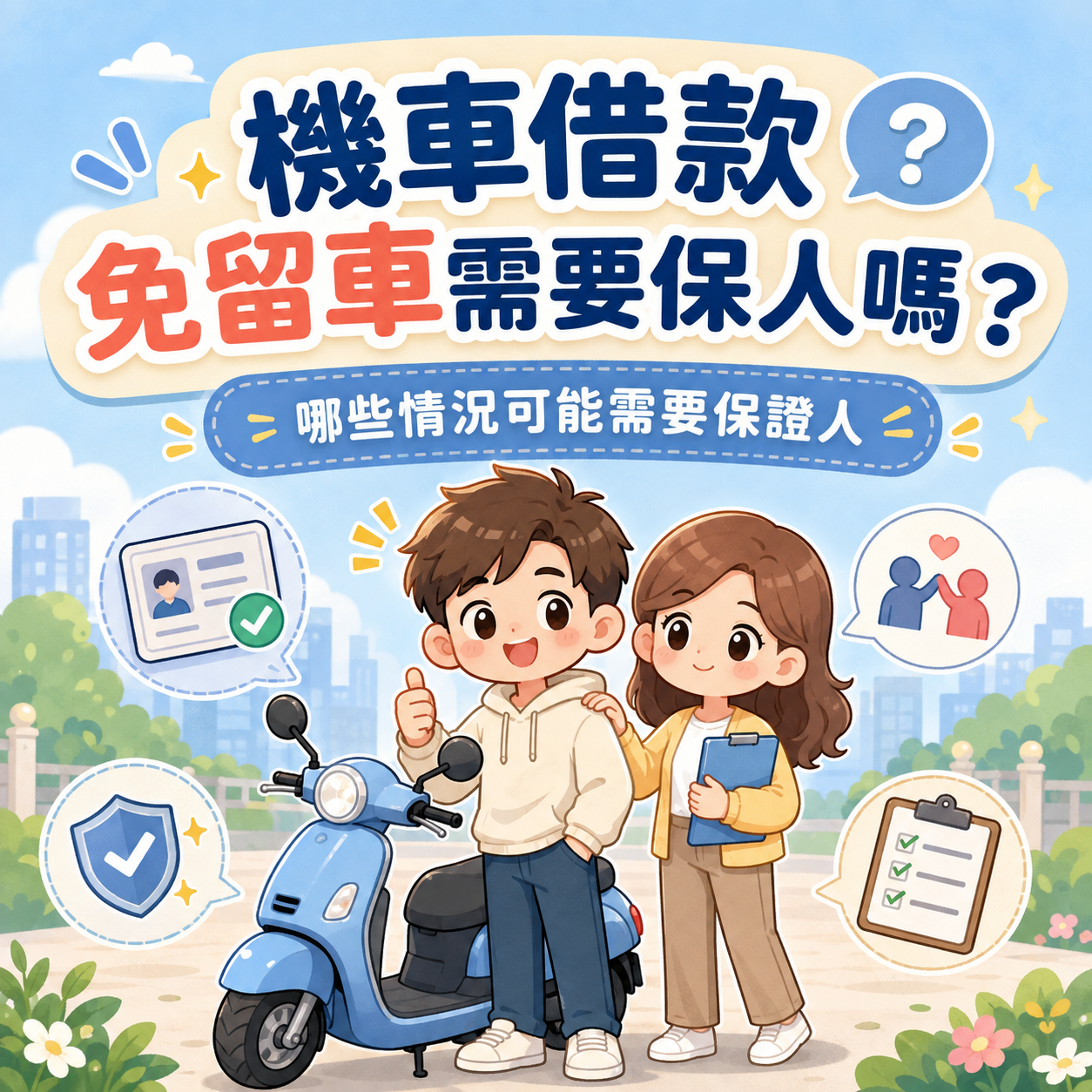 機車借款免留車需要保人嗎？哪些情況可能需要保證人？