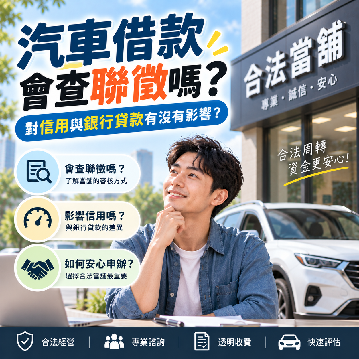 汽車借款會查聯徵嗎？對信用與銀行貸款有沒有影響？